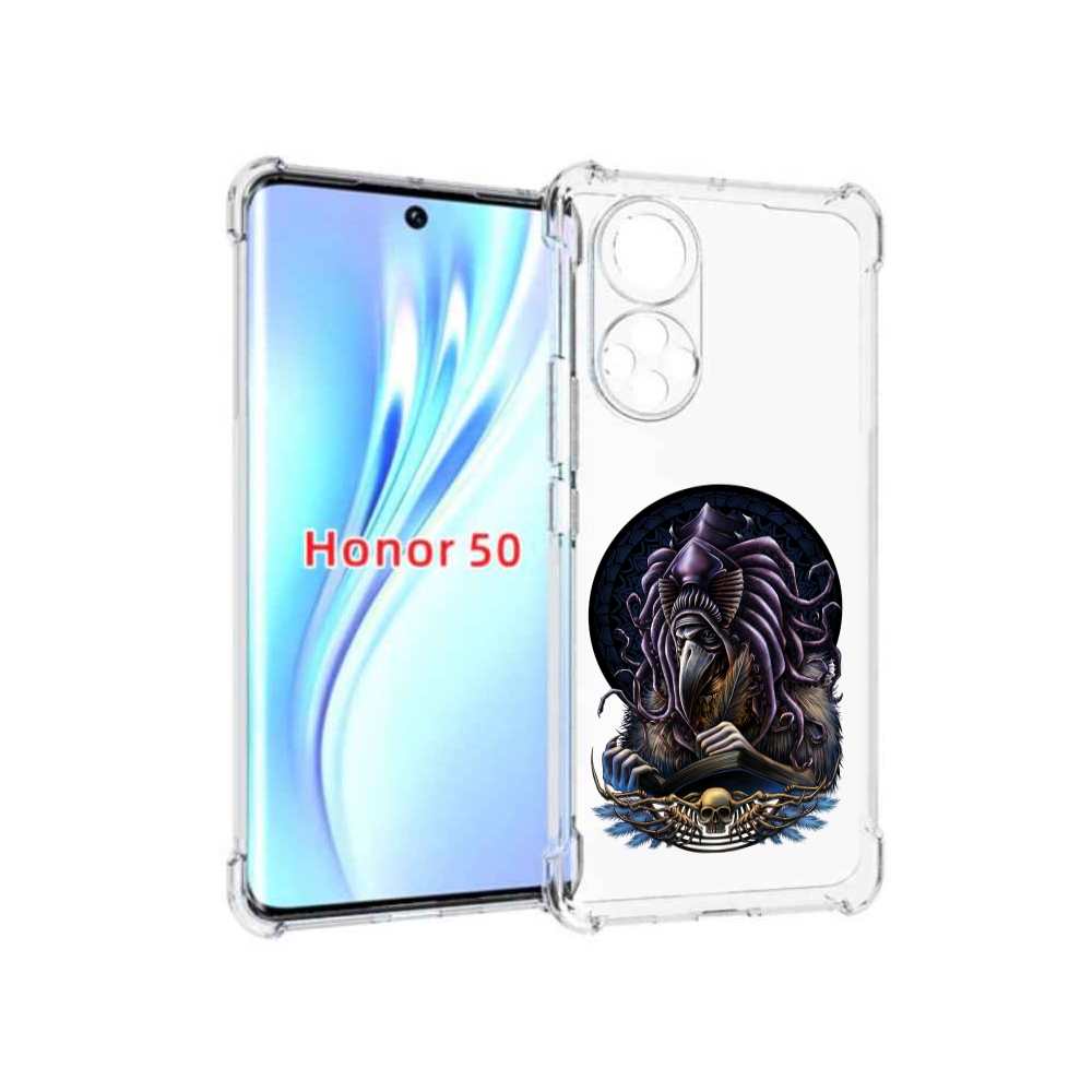 

Чехол бампер MyPads умный ворон для Honor 50., Прозрачный, Tocco