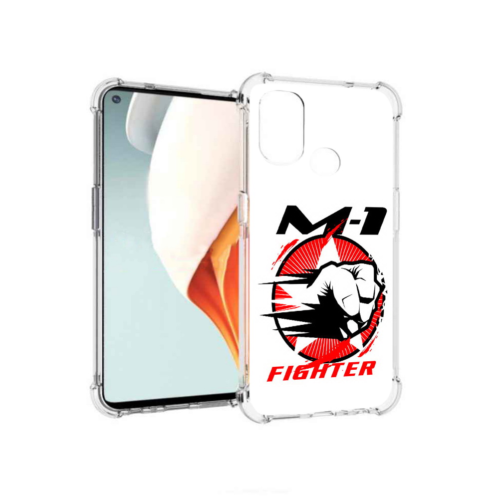

Чехол MyPads Tocco для OnePlus Nord N100 единоборства М-1 (PT227045.141.342), Прозрачный, Tocco