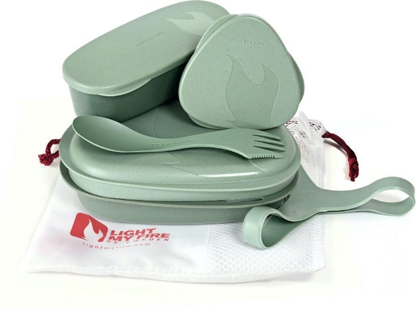 фото Набор походной посуды light my fire lunchkit bio 6 предметов, sandy green 1