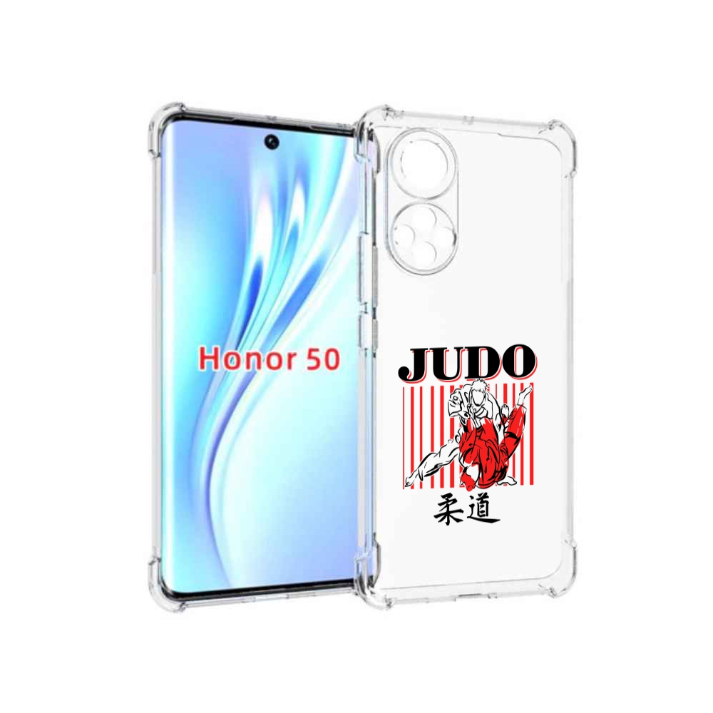 

Чехол бампер MyPads Дзюдо для Honor 50., Прозрачный, Tocco