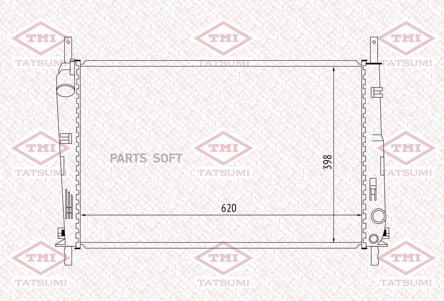 

Радиатор охлаждения Tatsumi TGA1175