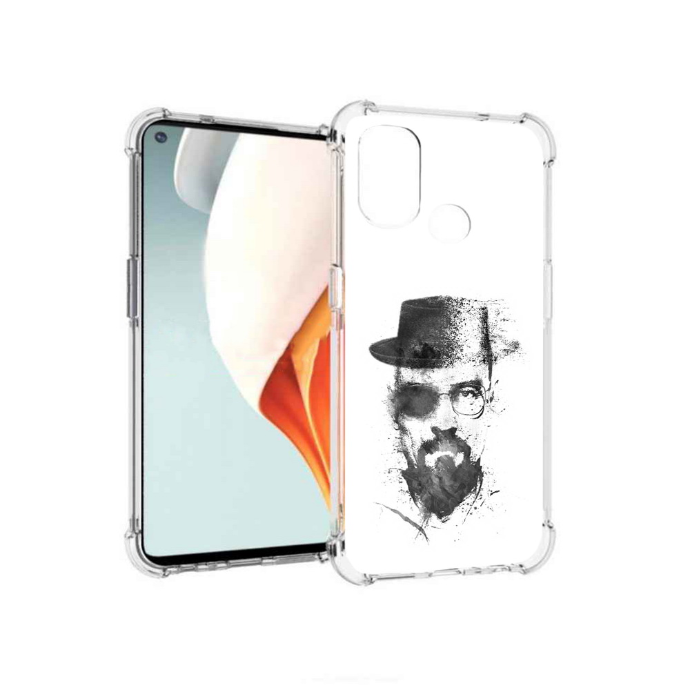 

Чехол MyPads Tocco для OnePlus Nord N100 загадочный человек (PT227045.141.347), Прозрачный, Tocco