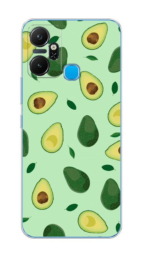 

Чехол на Infinix Smart 6 Plus "Blue avocado", Коричневый;зеленый, 3102350-1