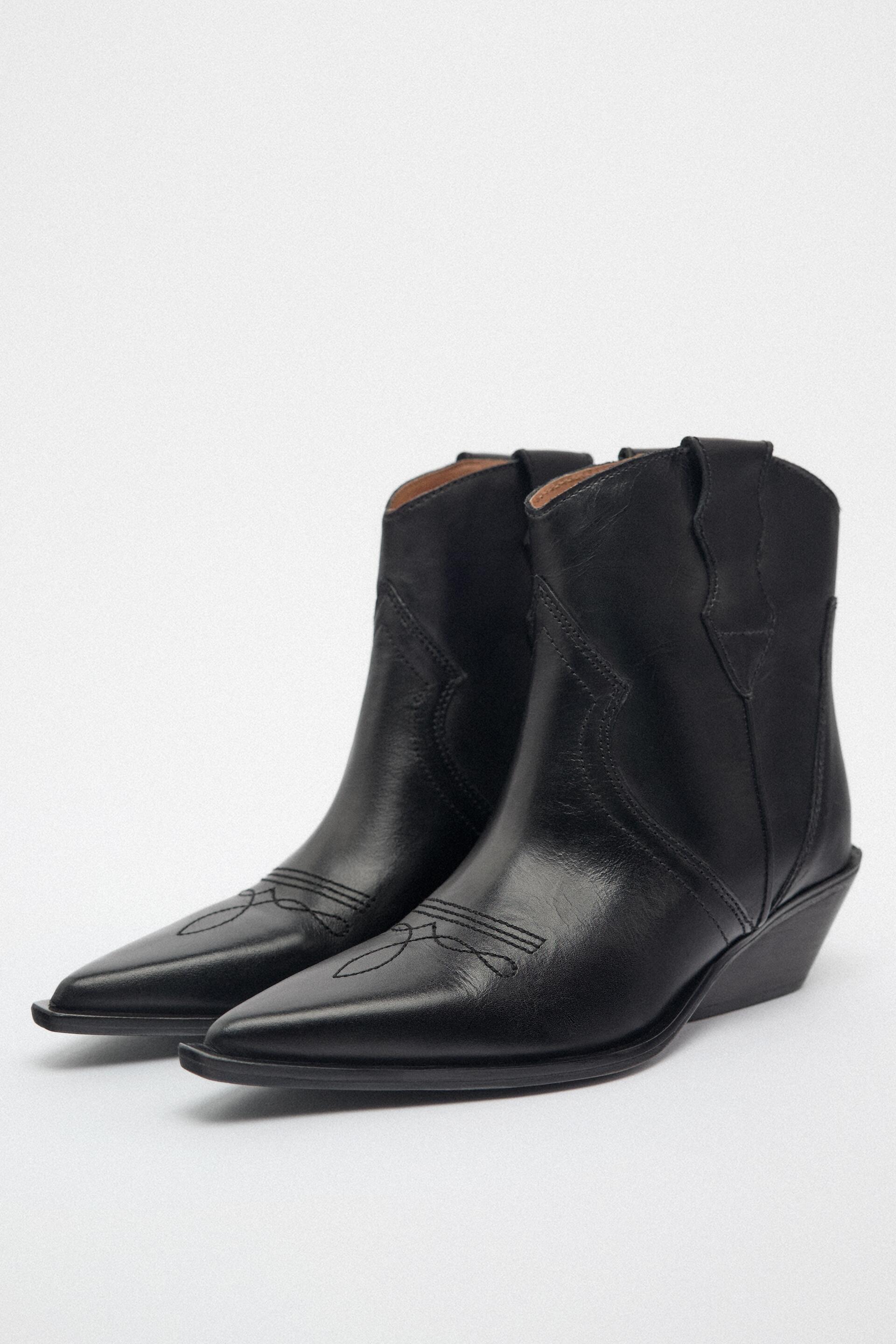 

Ботильоны женские ZARA 197515 черные 40 RU (доставка из-за рубежа), 197515