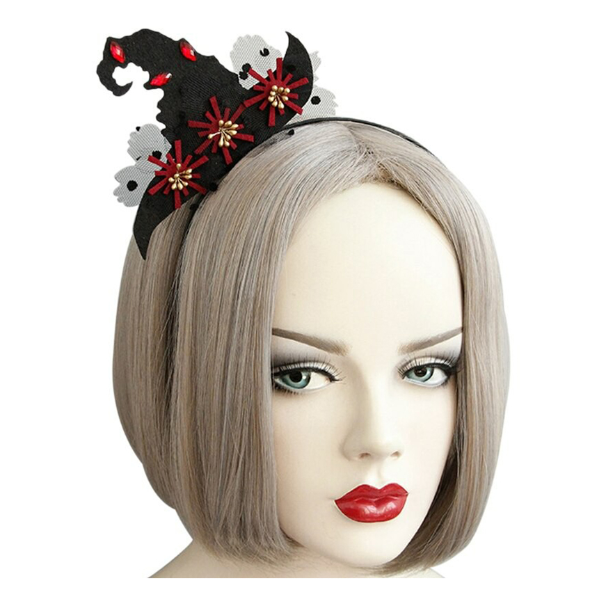 

Ободок карнавальный Long cheng yiwu city черно-красный