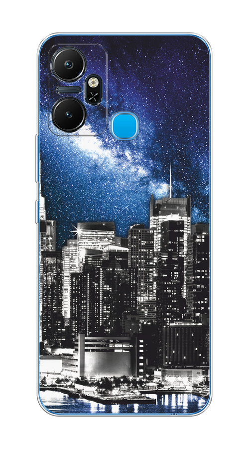 

Чехол на Infinix Smart 6 Plus "Космический Нью-Йорк", 3102350-1