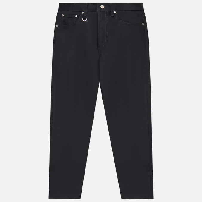Мужские джинсы uniform experiment Rigid Denim Wide Fit Stretch Selvedge чёрный, Размер L