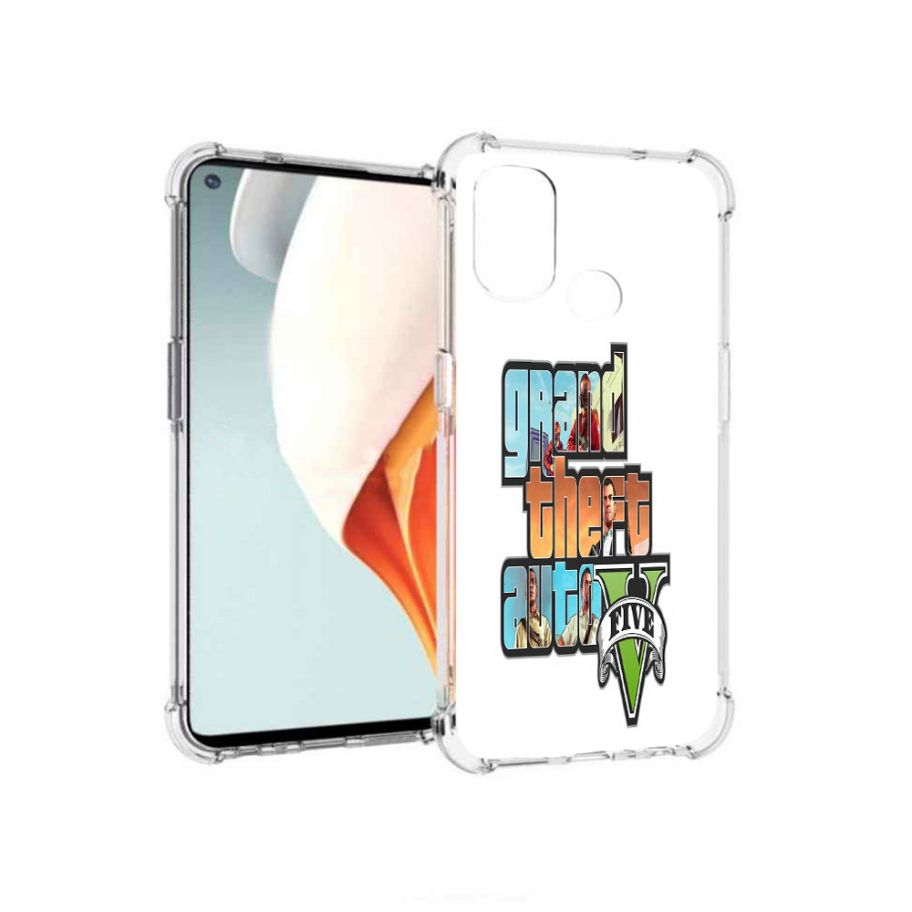 

Чехол MyPads Tocco для OnePlus Nord N100 игра гта (PT227045.141.373), Прозрачный, Tocco