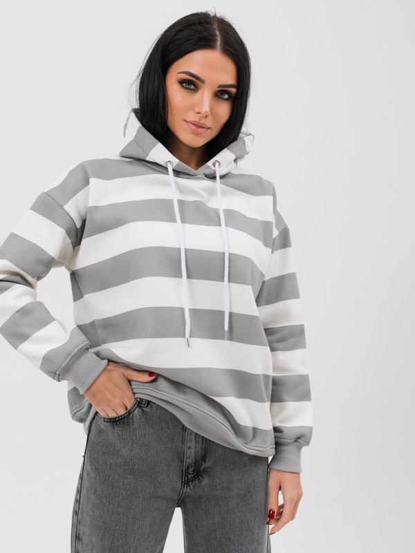 

Худи женское Little Secret 022056 серое One Size, 022056
