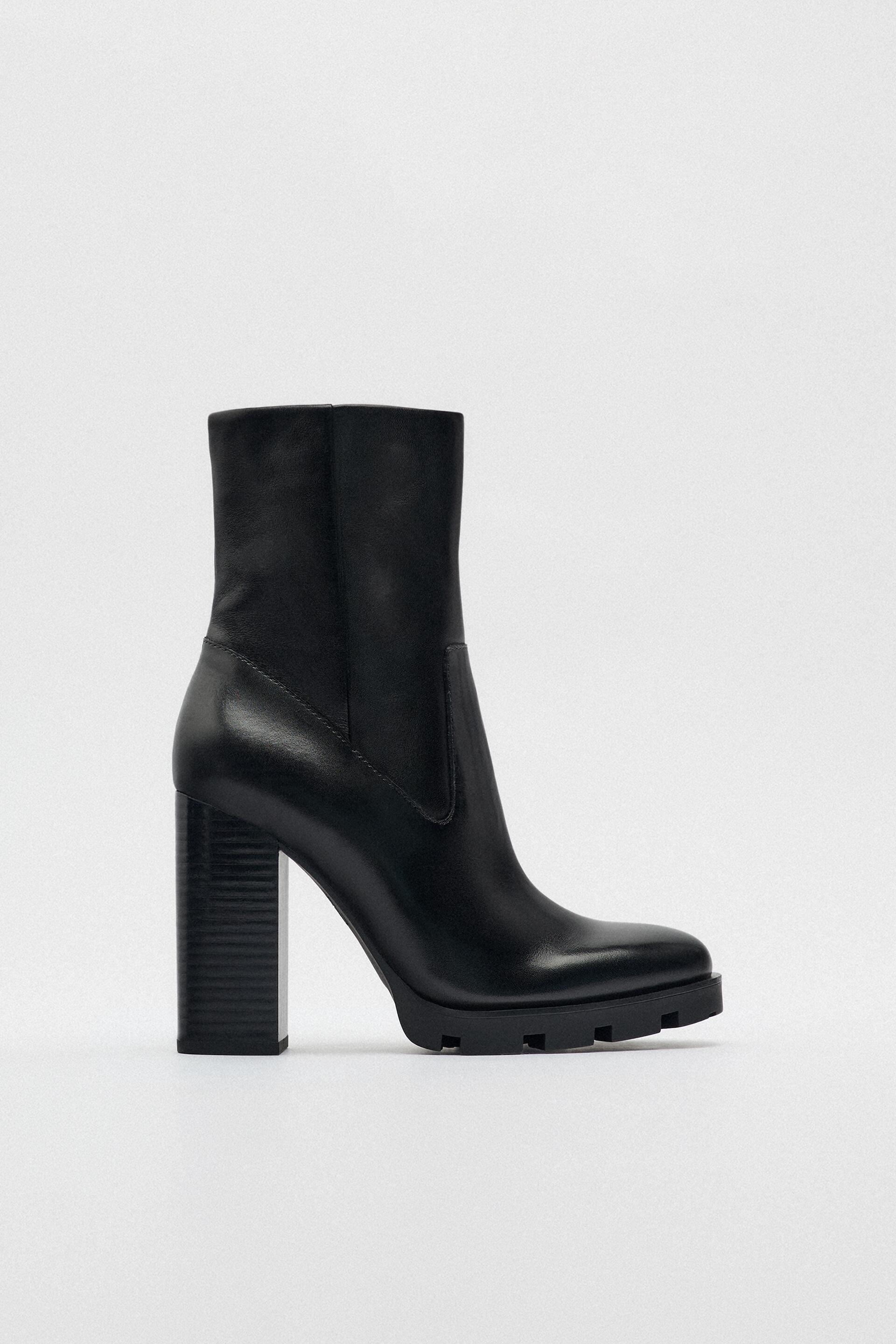 

Ботильоны женские ZARA 198129 черные 38 RU (доставка из-за рубежа), 198129