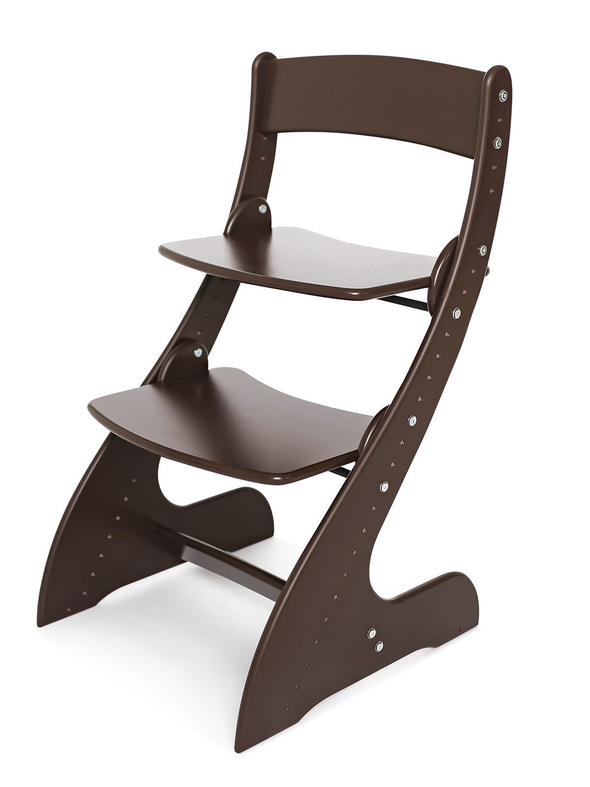 Растущий стул Друг Кузя коричневый стул 480х460х820 мм коричневый муар прямоугольный sheffilton sht st29 s95 1 ст 413