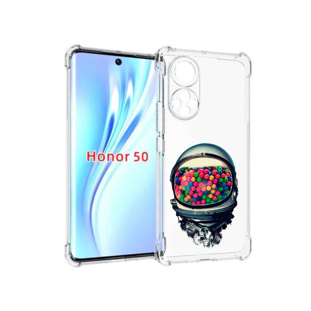 

Чехол бампер MyPads шлем космонавта для Honor 50., Прозрачный, Tocco