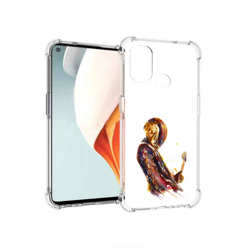 

Чехол MyPads Tocco для OnePlus Nord N100 космо-музыкант (PT227045.141.393), Прозрачный, Tocco