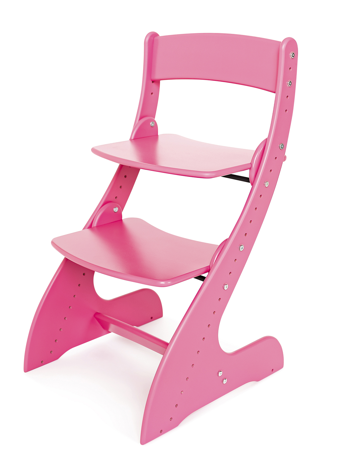 фото Растущий стул друг кузя темно-розовый