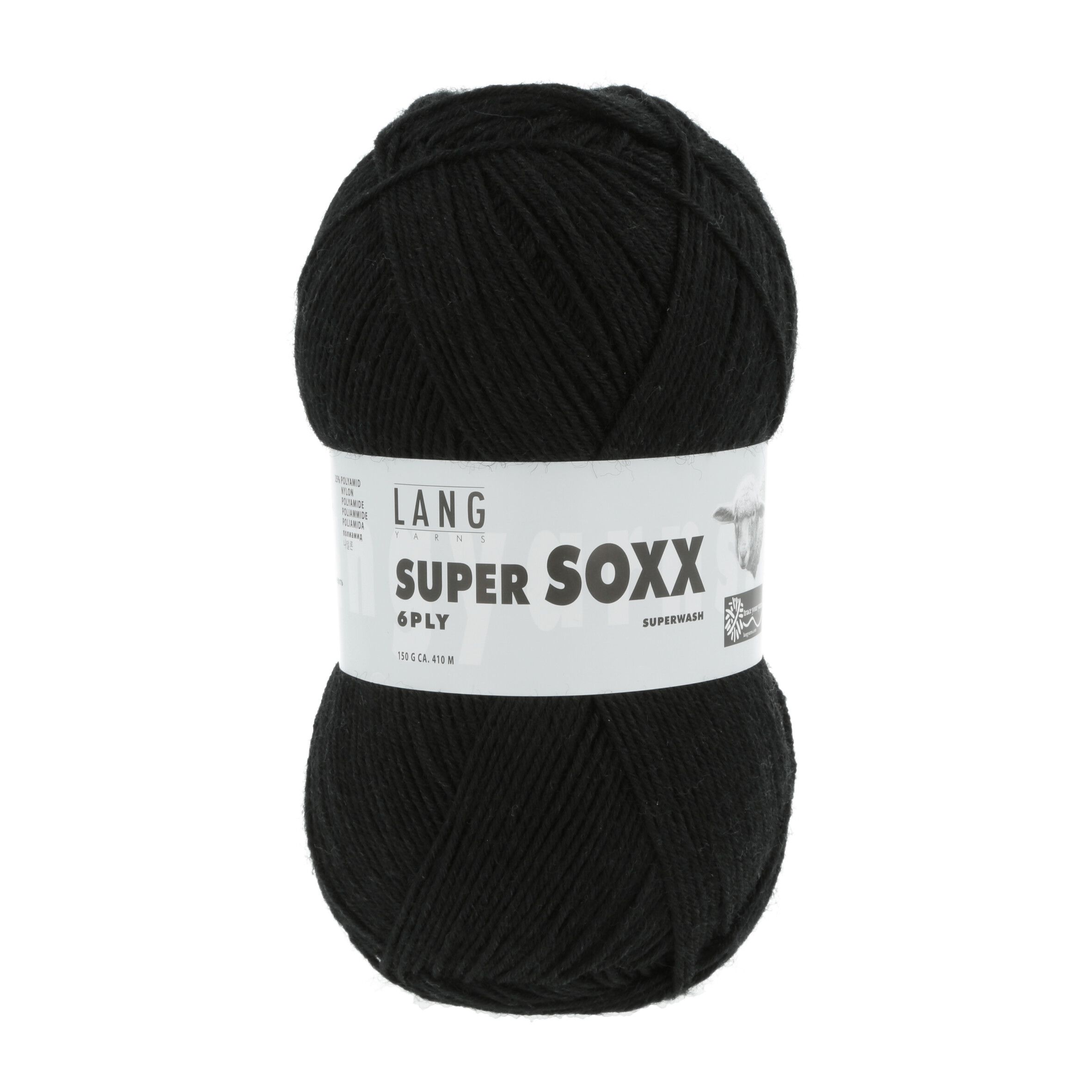 Пряжа Lang Yarns Super Soxx 6-Fach 150 г Швейцария 907.0004