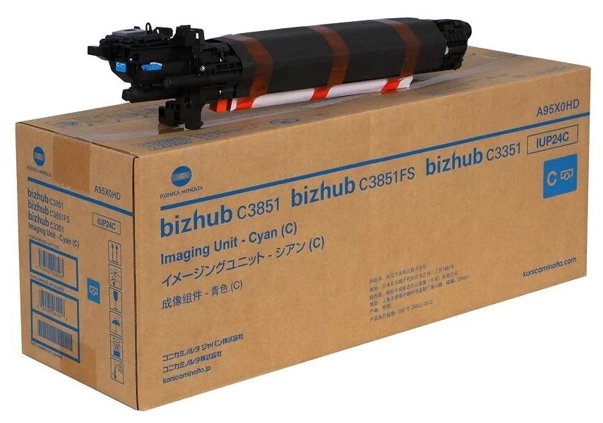 

Блок фотобарабана Konica-Minolta bizhub C3351/C3851 (IUP-24C/A95X0HD) синий, Многоцветный