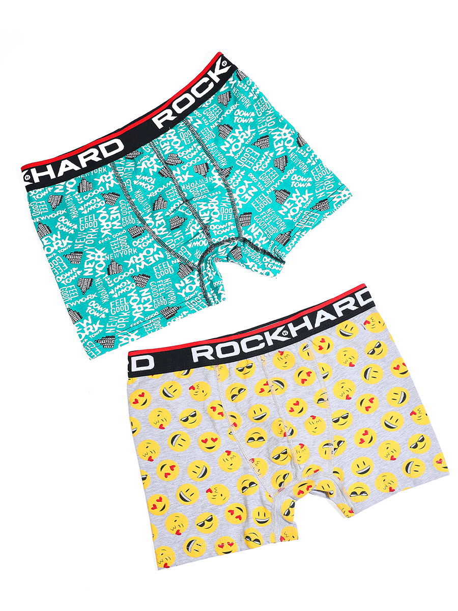 

Комплект трусов мужских Baziator Rockhard1 бирюзовых M, Rockhard1