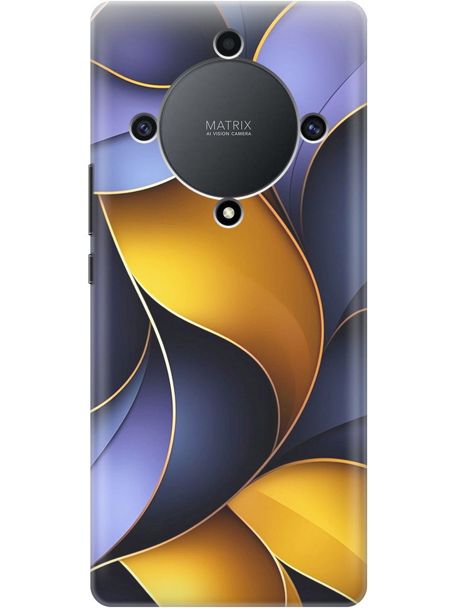 

Силиконовый чехол на Honor X9a / Magic5 Lite с принтом "Желто-сиреневые изгибы", Прозрачный;желтый;фиолетовый, 769394731