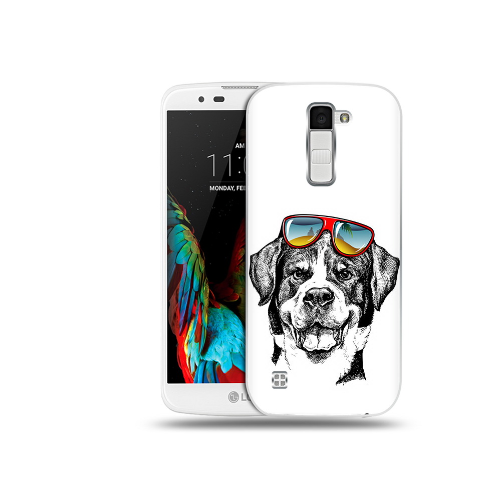 

Чехол MyPads Tocco для LG K10 счастливая собака (PT30014.80.631), Прозрачный, Tocco