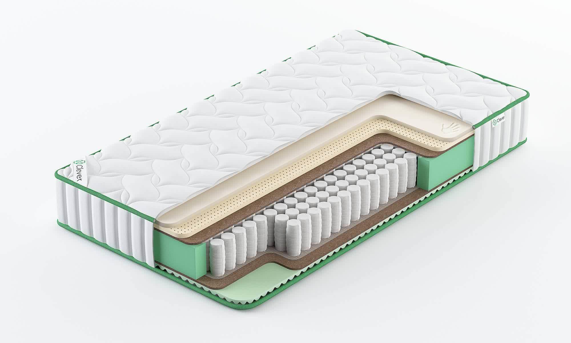 

Матрас Clever Feel Hard 65x140, Белый, CLEVER FEEL HARD