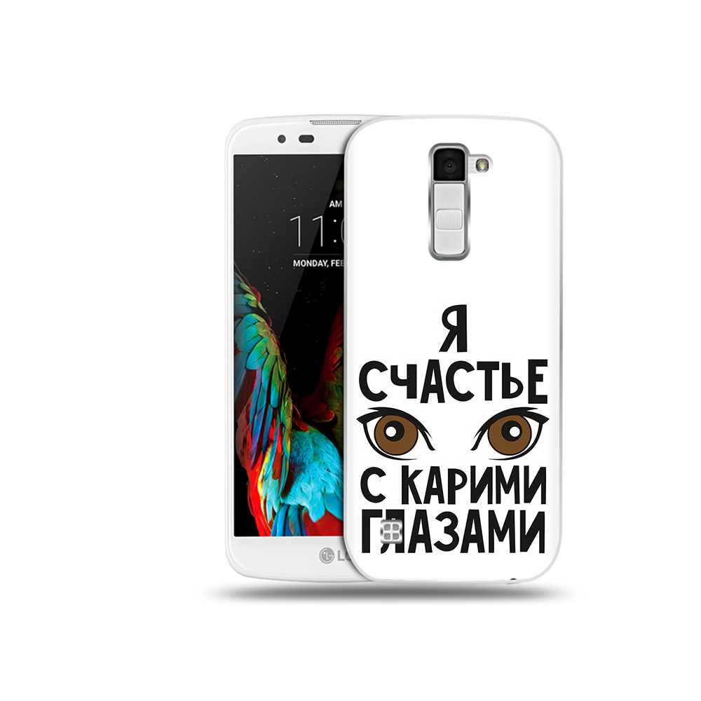 

Чехол MyPads Tocco для LG K10 счастье с карими глазами (PT30014.80.634), Прозрачный, Tocco