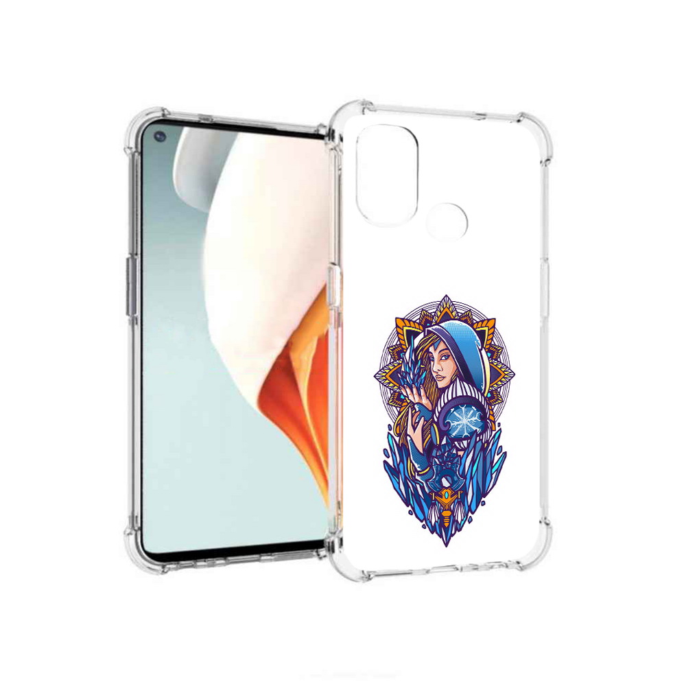 

Чехол MyPads Tocco для OnePlus Nord N100 кристал мейден дота 2 (PT227045.141.415), Прозрачный, Tocco