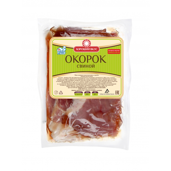 

Окорок свиной бескостный Хороший Вкус охлажденный +-1,2 кг