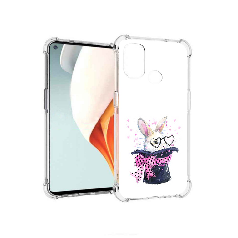 Чехол MyPads Tocco для OnePlus Nord N100 кролик в шляпе (PT227045.141.418)
