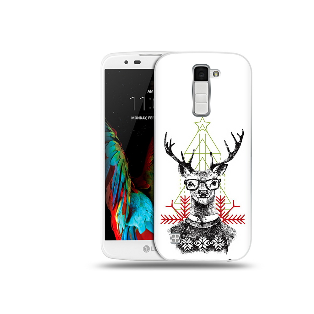 

Чехол MyPads Tocco для LG K10 умный олень (PT30014.80.652), Прозрачный, Tocco