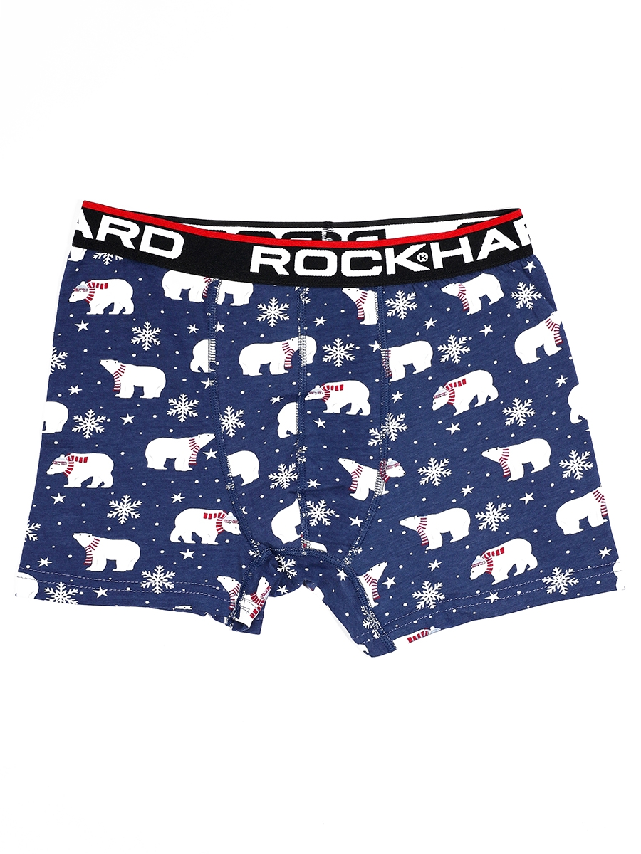 

Трусы мужские Baziator Rockhard синие L, Rockhard