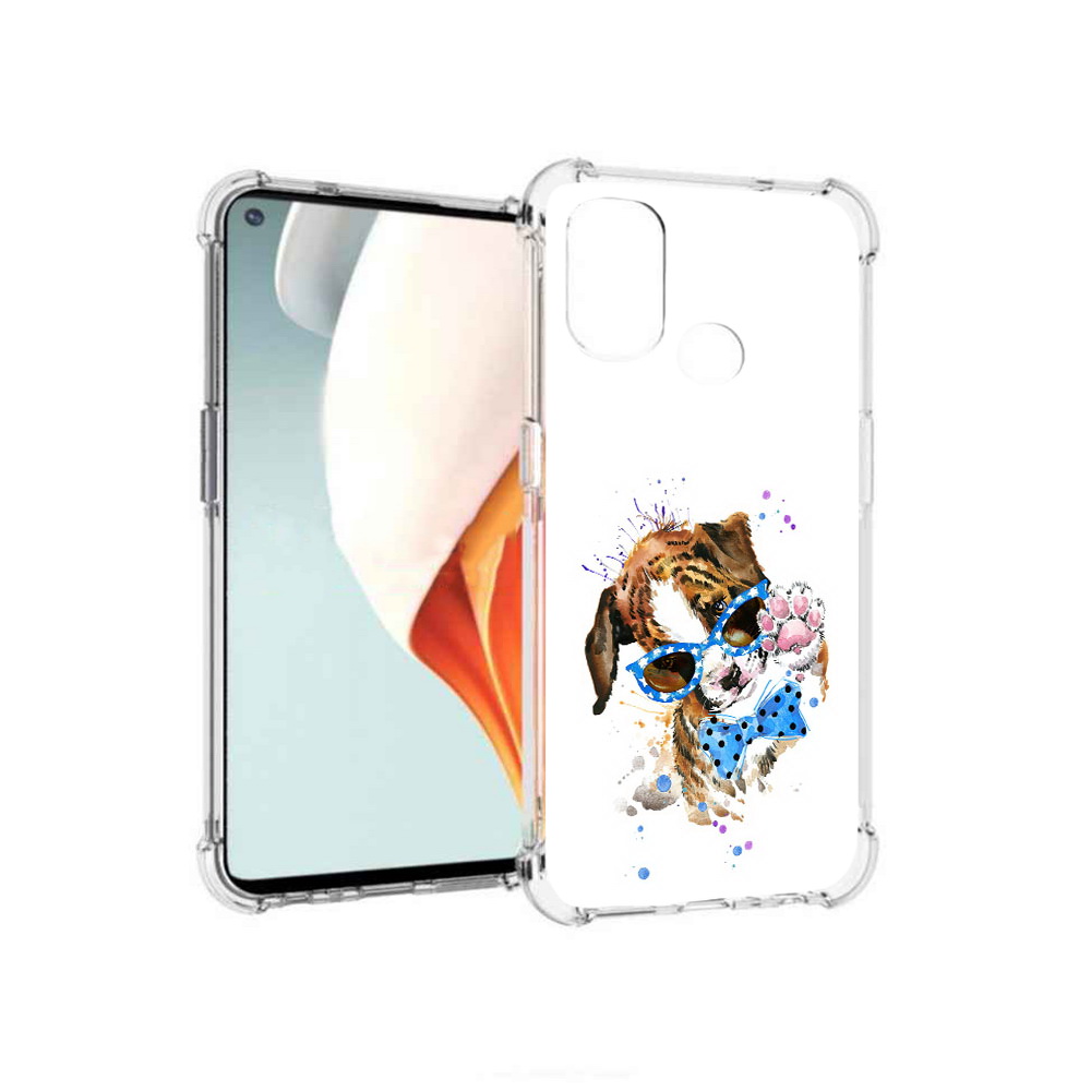 

Чехол MyPads Tocco для OnePlus Nord N100 лапочка (PT227045.141.434), Прозрачный, Tocco