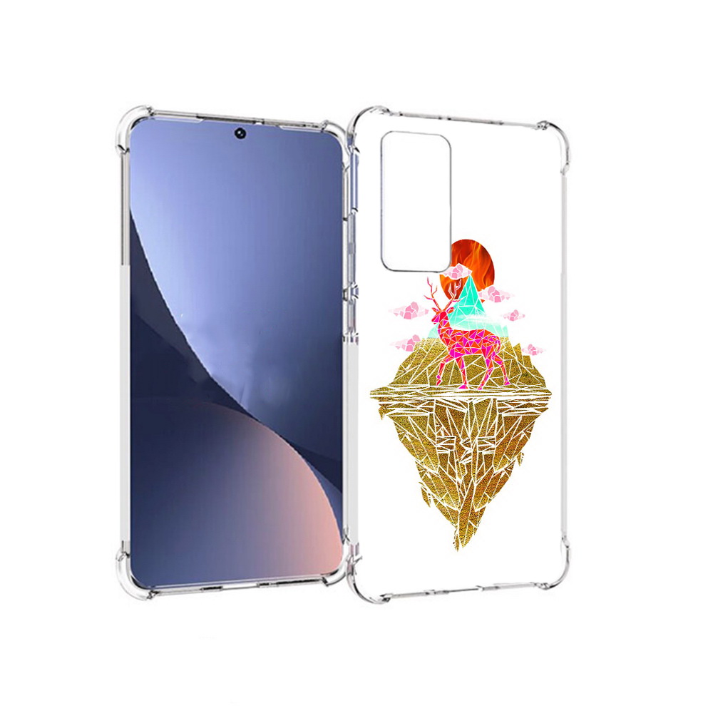 

Чехол MyPads Tocco для Xiaomi 12 розовый олень абстракция (PT226952.288.586), Прозрачный, Tocco