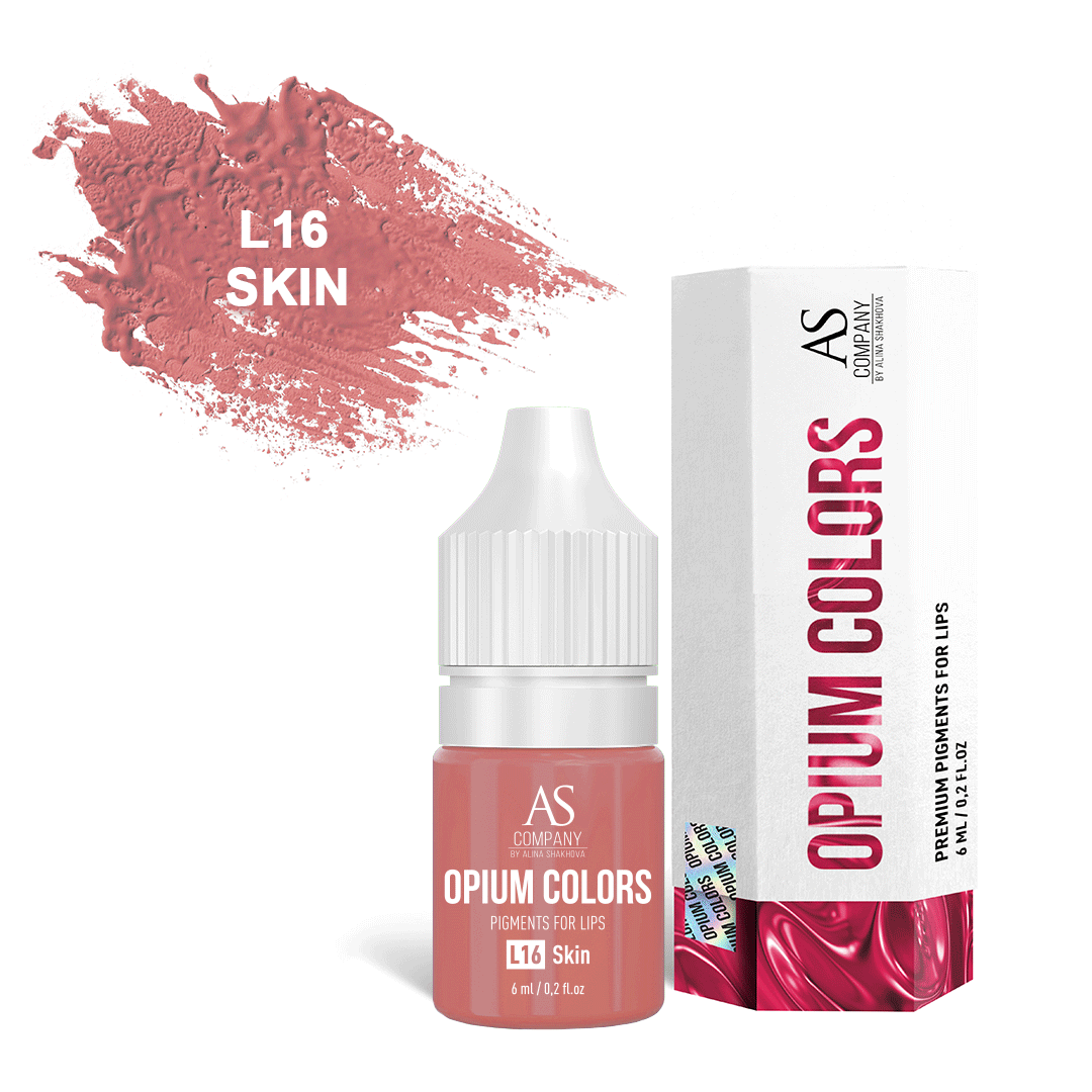 

L16-SKIN пигмент для губ (6мл, TM AS-Company OPIUM COLORS), L16-SKIN