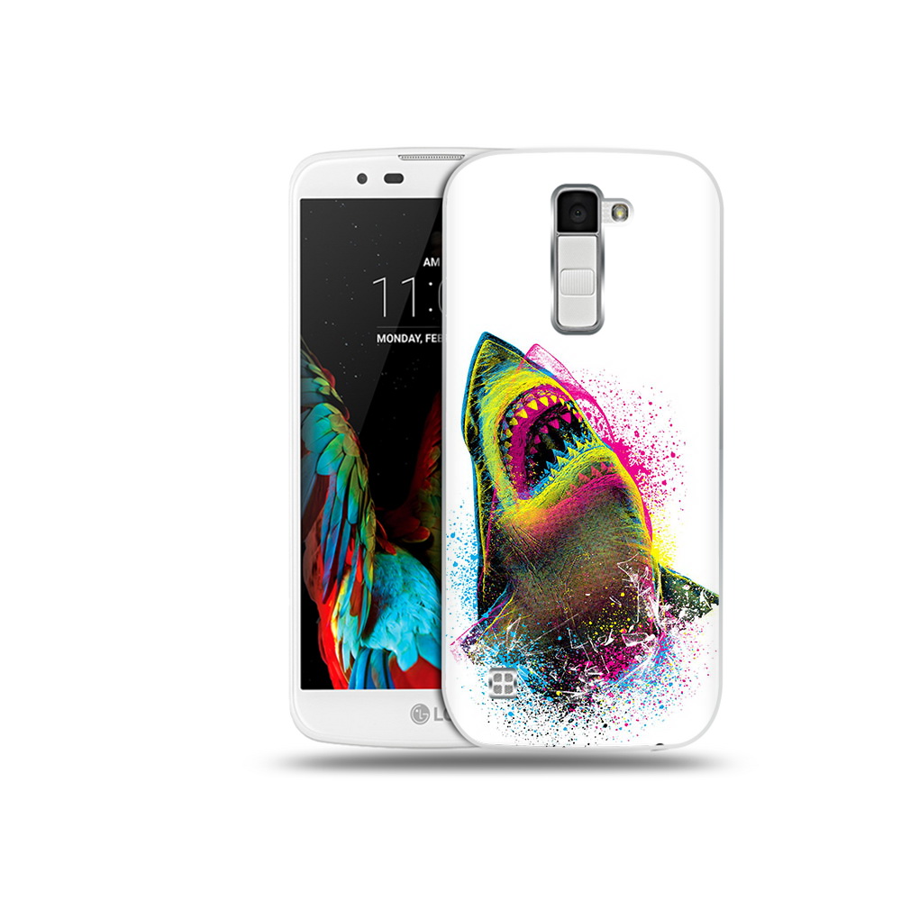 

Чехол MyPads Tocco для LG K10 челюсти-2 (PT30014.80.674), Прозрачный, Tocco
