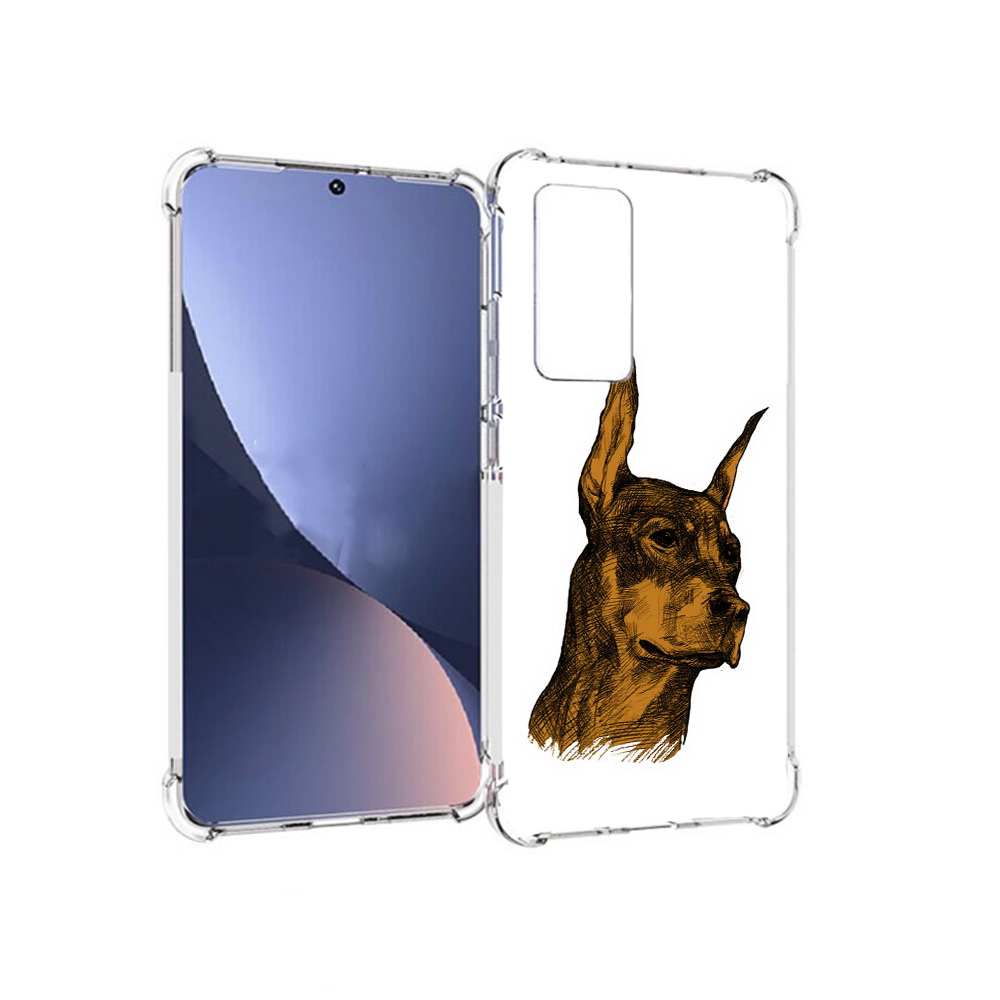 

Чехол MyPads Tocco для Xiaomi 12 скетч доберман (PT226952.288.605), Прозрачный, Tocco