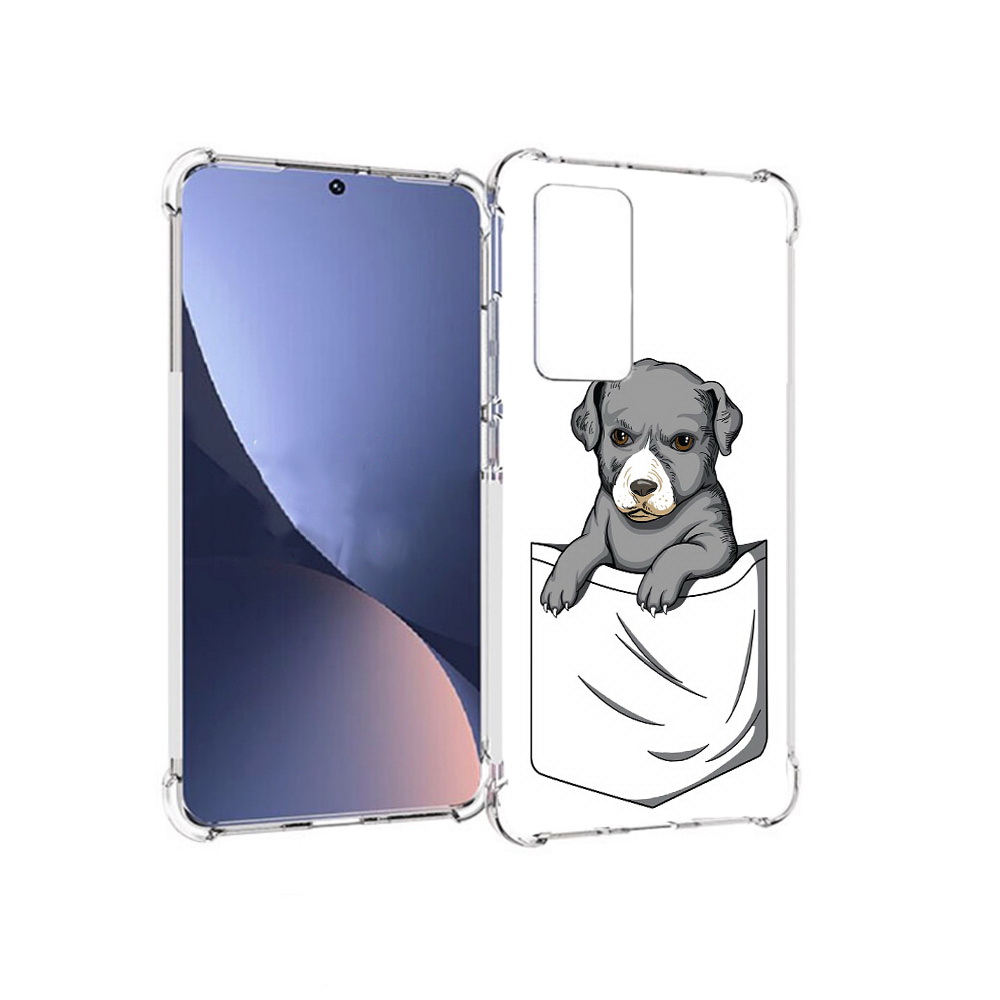 

Чехол MyPads Tocco для Xiaomi 12 собачка в кармане (PT226952.288.611), Прозрачный, Tocco