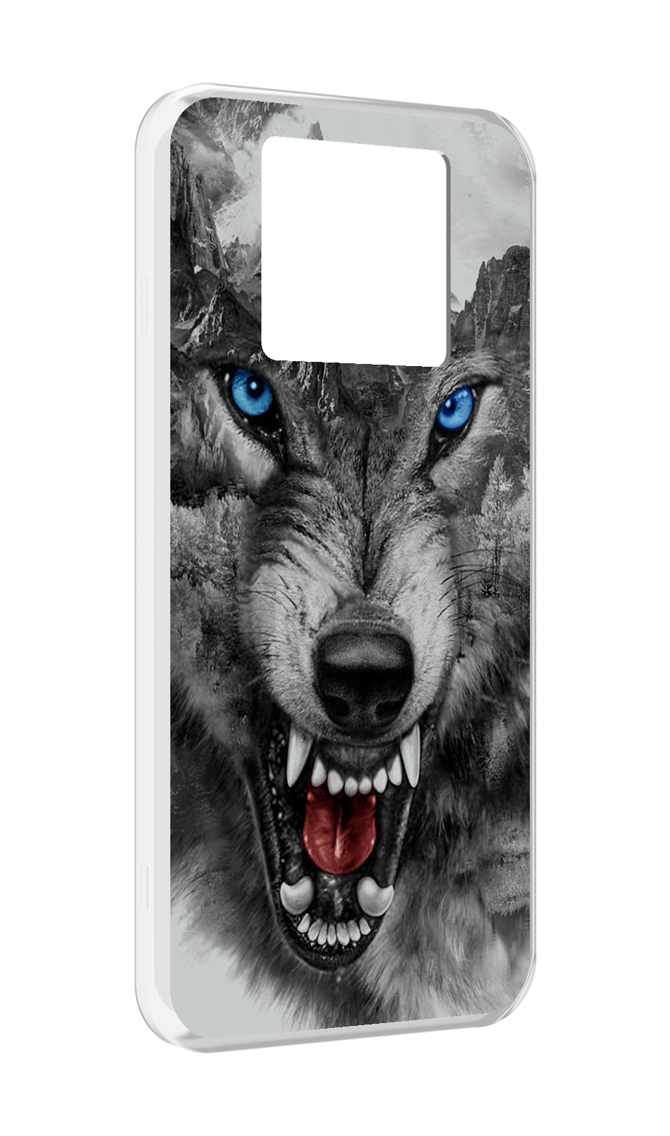 

Чехол MyPads Волк-частица мужской для Black Shark 3 5G / Black Shark 3S, Прозрачный, Tocco