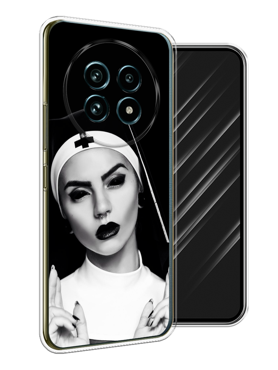 

Чехол Awog на Realme 13 Pro+/13 Pro "Черная монашка", Серый;черный, 2518150-1