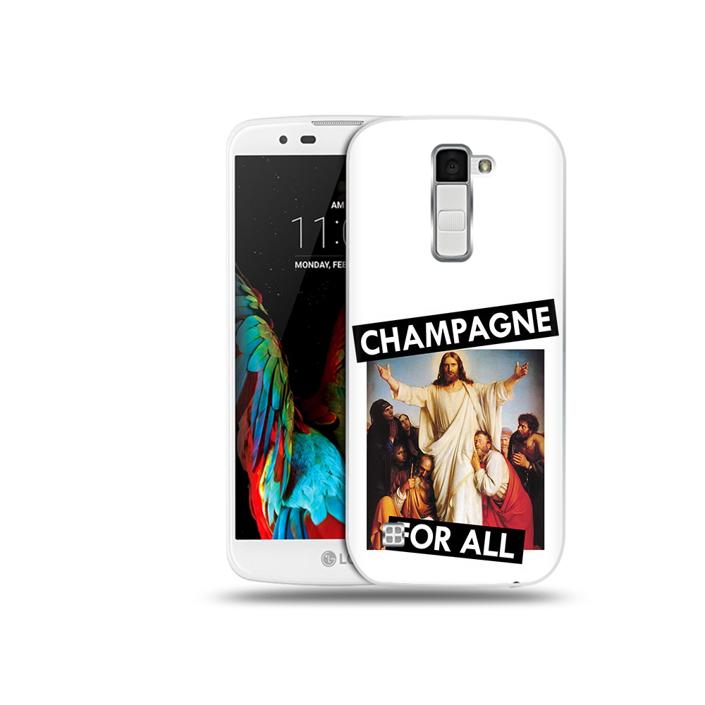

Чехол MyPads Tocco для LG K10 шампанское (PT30014.80.697), Прозрачный, Tocco