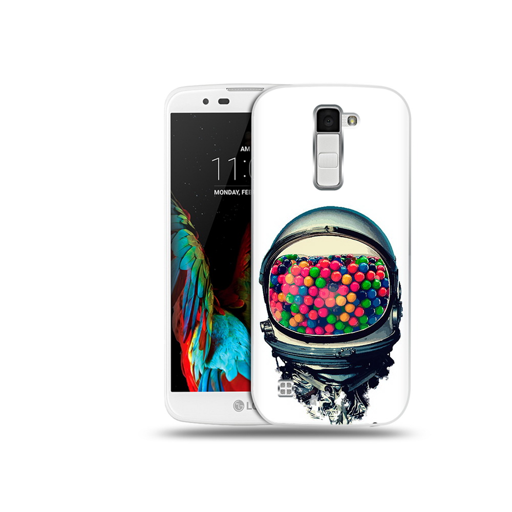 

Чехол MyPads Tocco для LG K10 шлем космонавта (PT30014.80.700), Прозрачный, Tocco