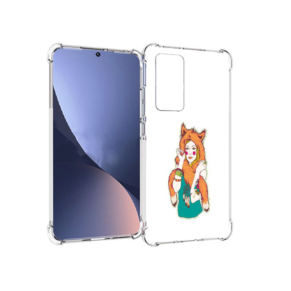 

Чехол MyPads Tocco для Xiaomi 12 Девушка лиса (PT226952.288.62), Прозрачный, Tocco