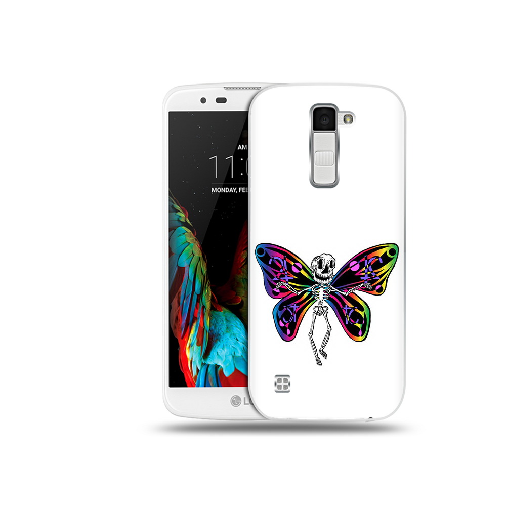 

Чехол MyPads Tocco для LG K10 эффект бабочки (PT30014.80.701), Прозрачный, Tocco