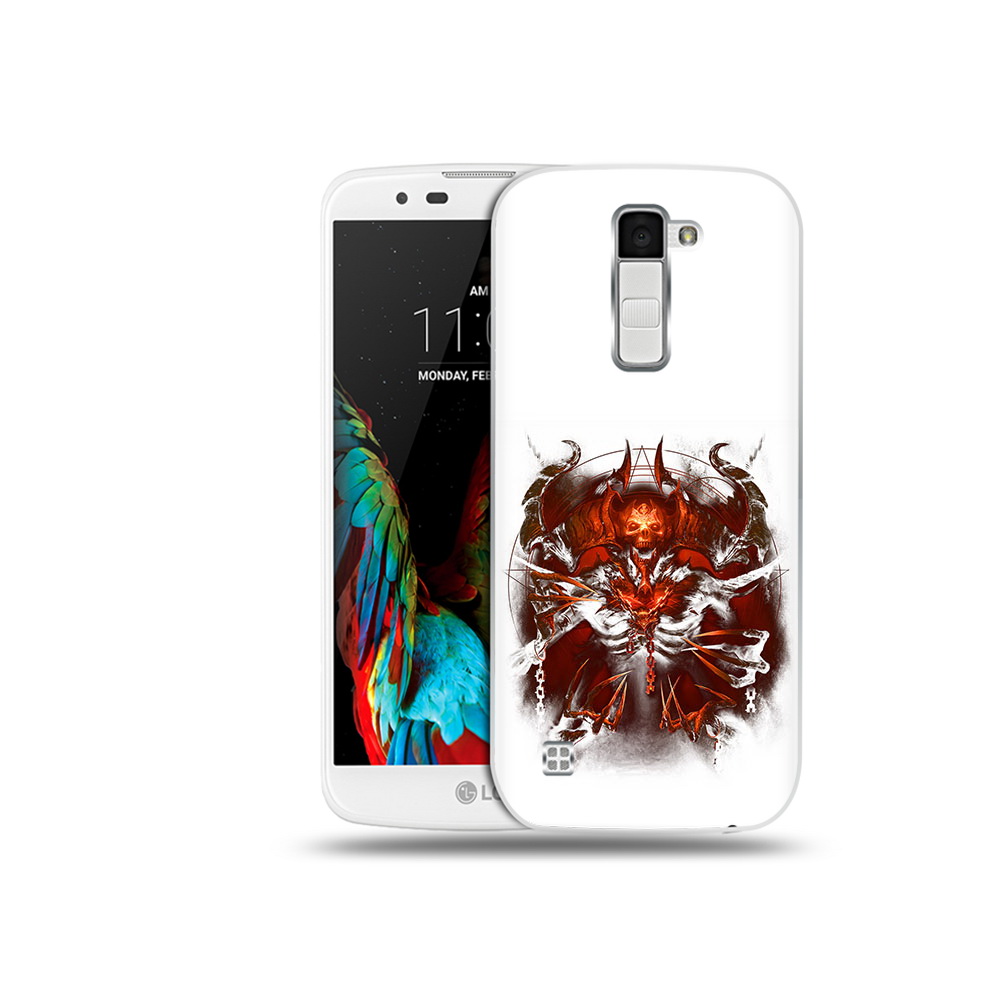 

Чехол MyPads Tocco для LG K10 яркий демон (PT30014.80.708), Прозрачный, Tocco