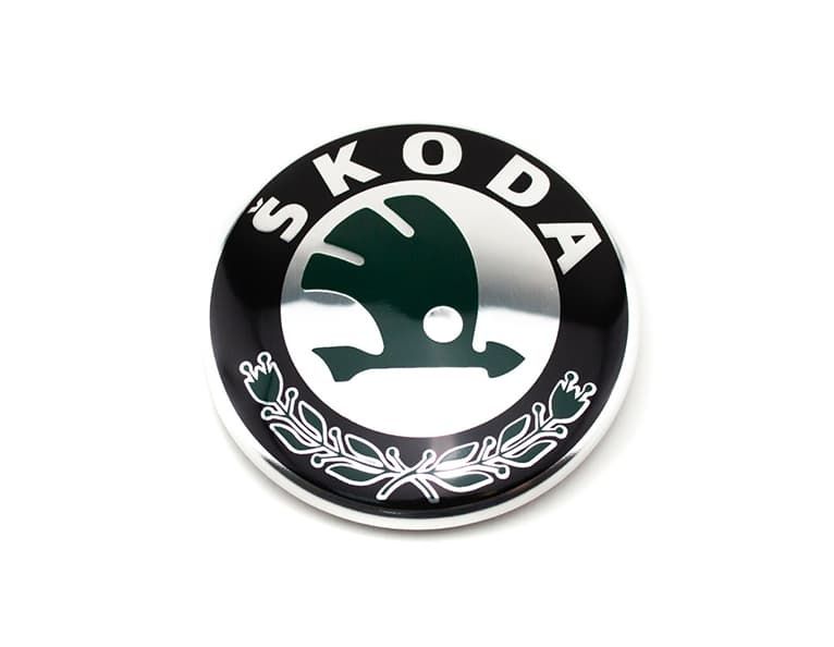 

Эмблема на капот SKODA зеленая 80 мм, Зеленый
