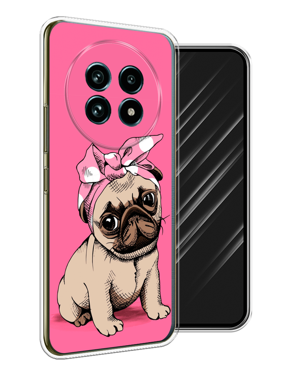 

Чехол Awog на Realme 13 Pro+/13 Pro "Dog Pin-Up", Розовый;бежевый, 2518150-1