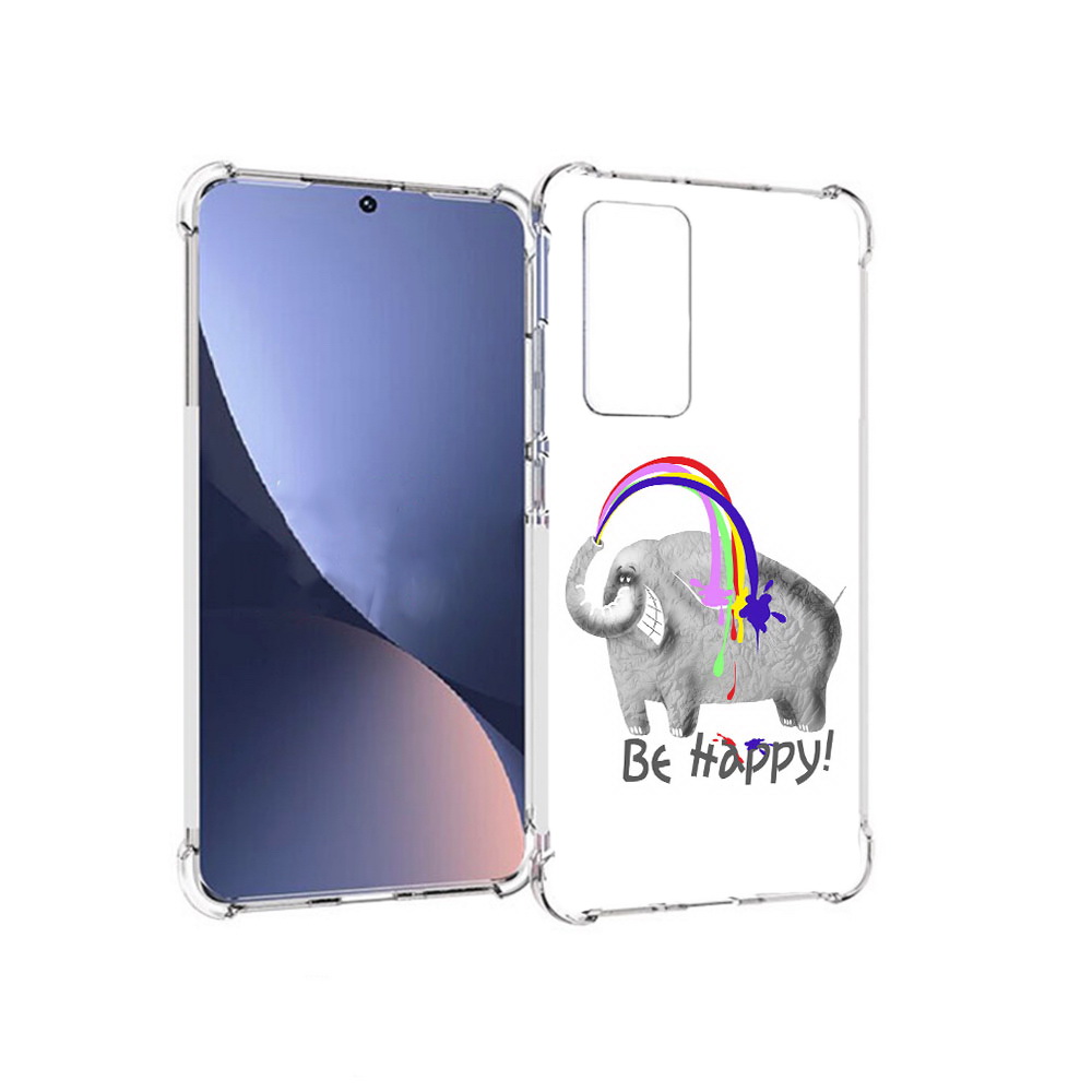 

Чехол MyPads Tocco для Xiaomi 12 счастливый слон (PT226952.288.632), Прозрачный, Tocco