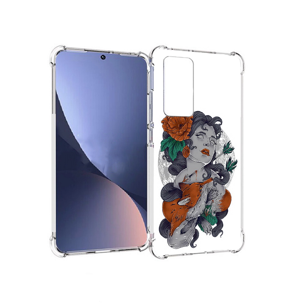 

Чехол MyPads Tocco для Xiaomi 12 темная девушка с лисой (PT226952.288.639), Прозрачный, Tocco