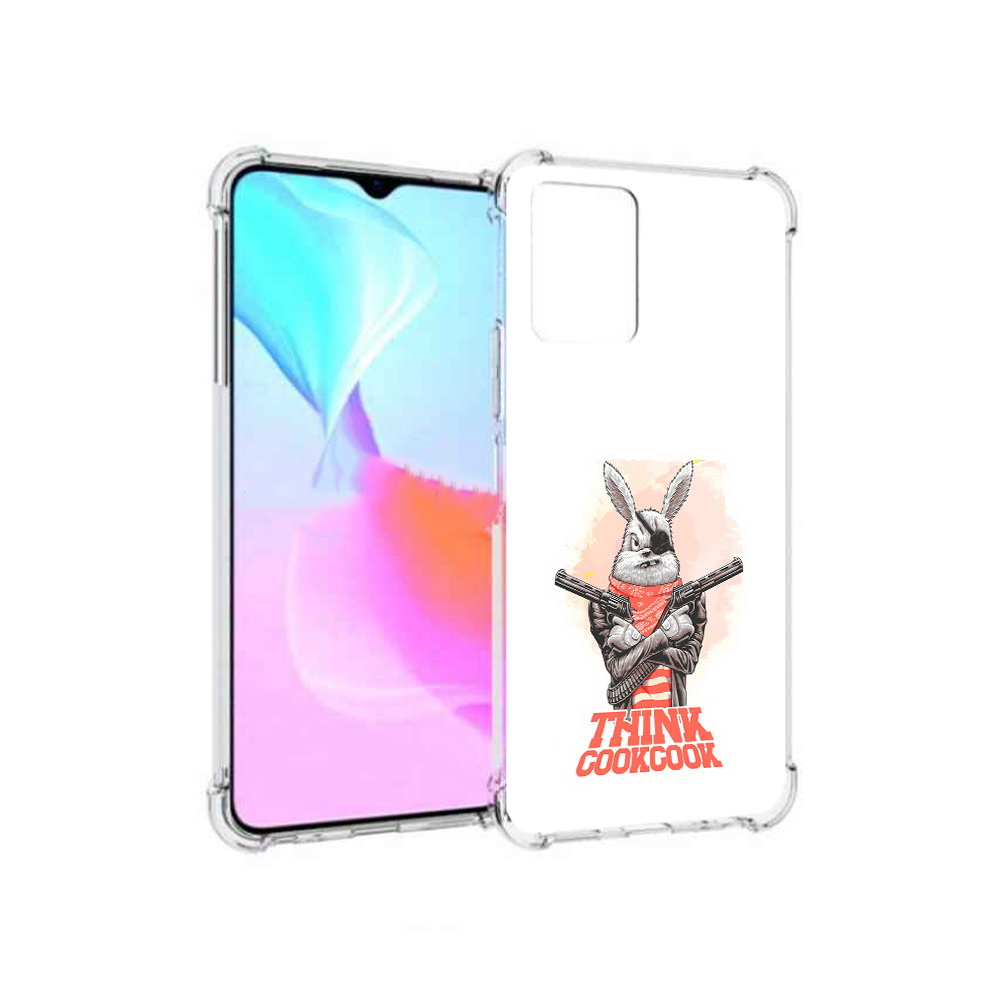 

Чехол MyPads Tocco для Vivo Y33s кролик пират (PT226981.417.419), Прозрачный, Tocco