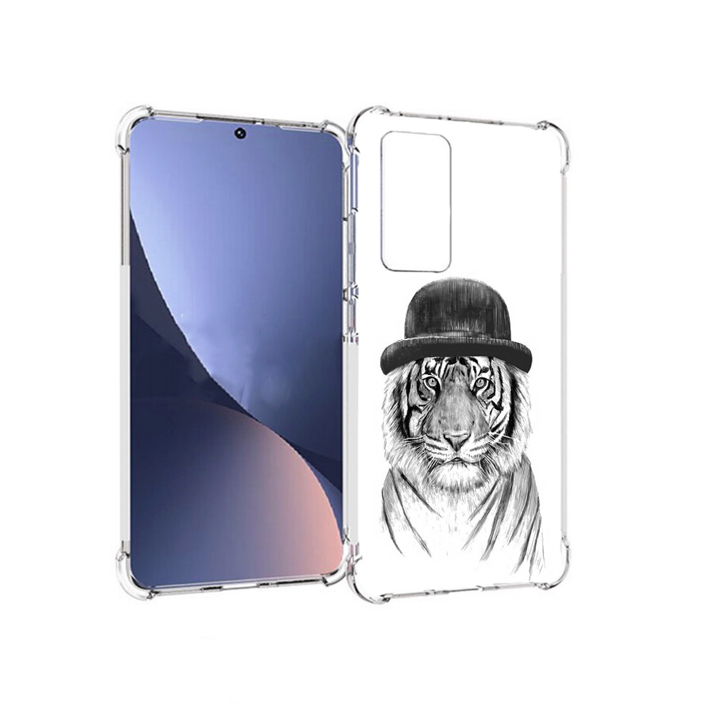 

Чехол MyPads Tocco для Xiaomi 12 тигр британец (PT226952.288.641), Прозрачный, Tocco