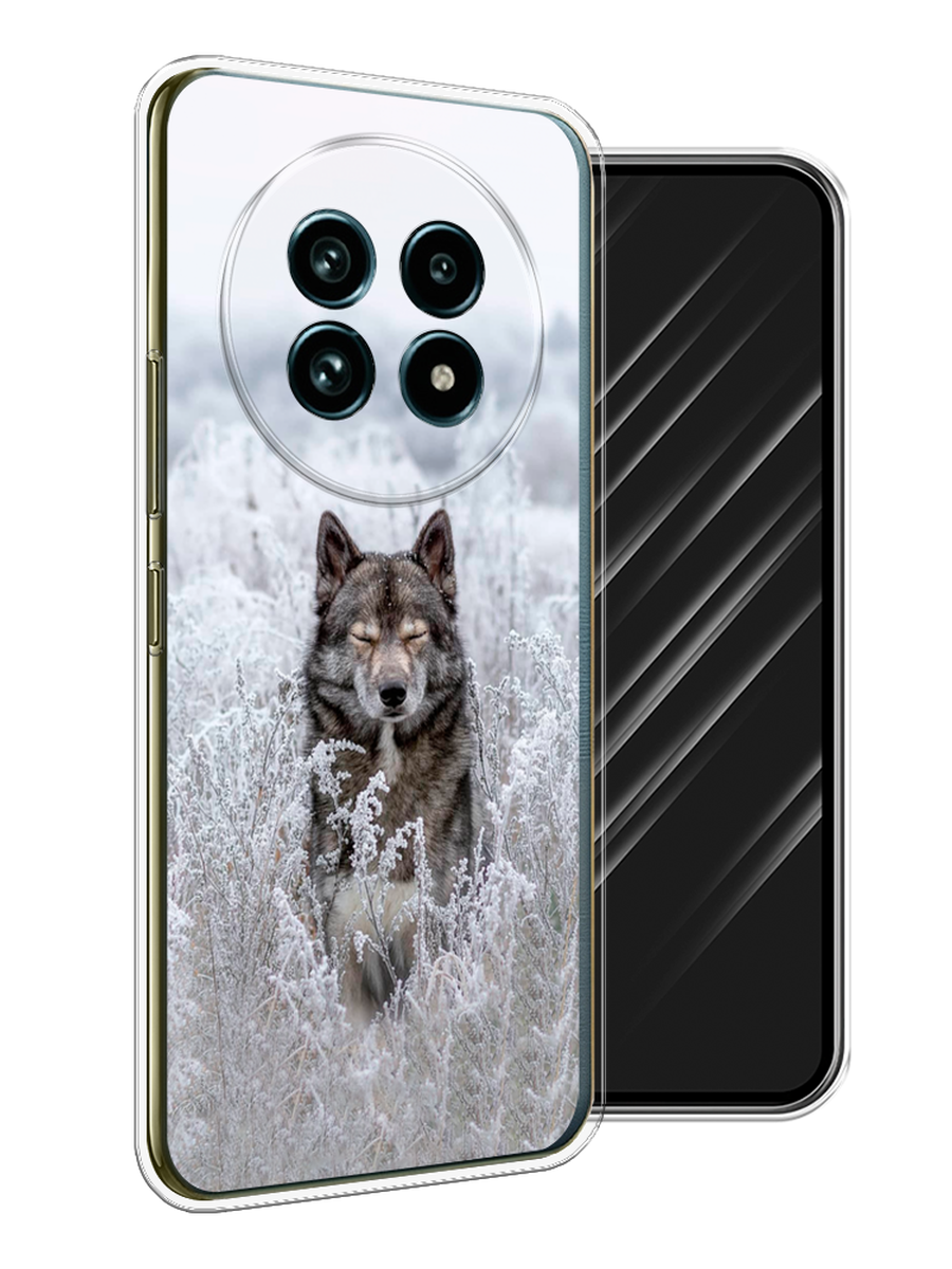 

Чехол Awog на Realme 13 Pro+/13 Pro "Волк в поле", Белый;черный, 2518150-1